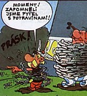 Asterix roztrhávající pouta